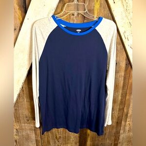 EUC lot of two old navy long sleeve ringer tees. Sz 18 XXL